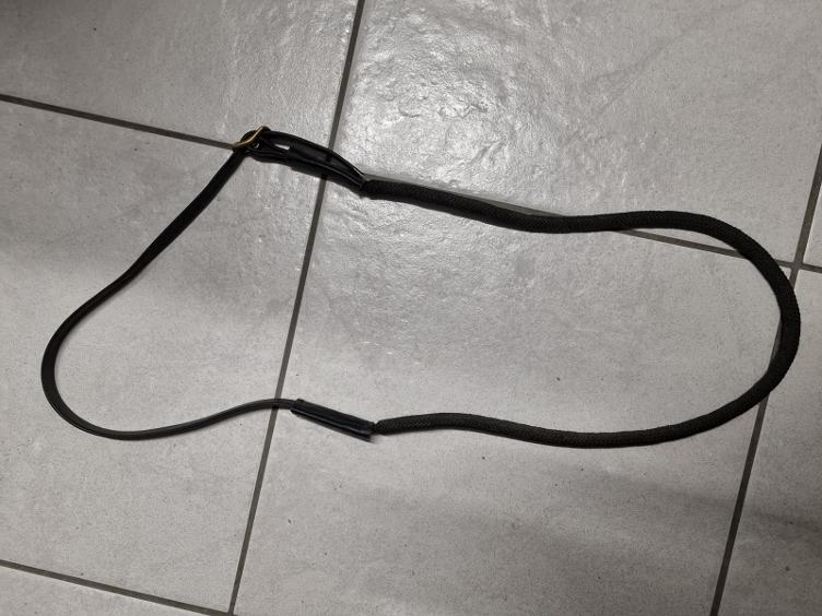 Secondhand-Artikel | Halsring Seil/Leder verstellbar