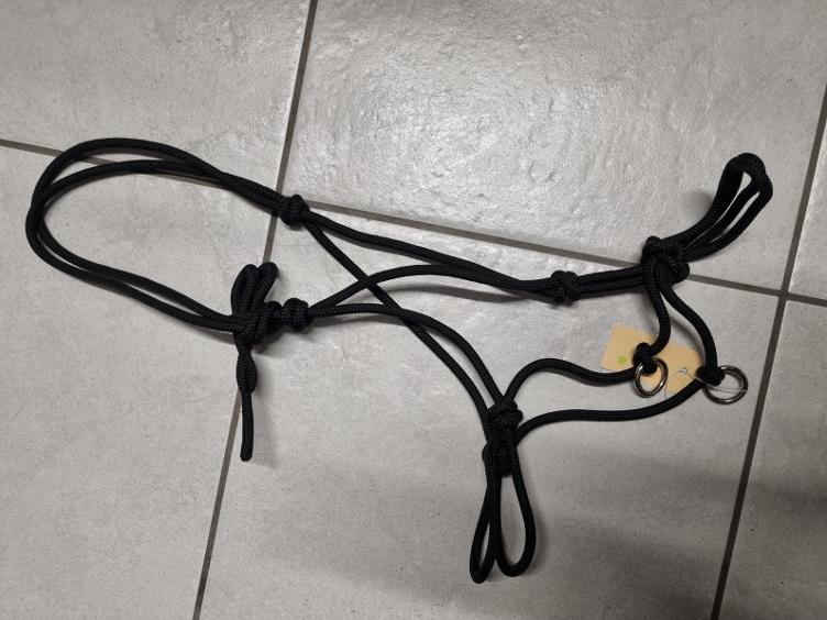 Secondhand-Artikel | Knotenhalfte mit Zügelringen Gr. Cob/Full