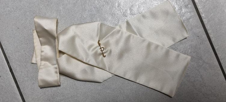 Secondhand-Artikel | Plastron mit Nadel