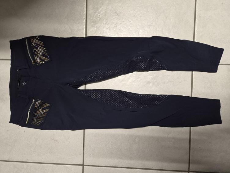 Secondhand-Artikel | Reithose Silikon Vollbesatz Gr. 40