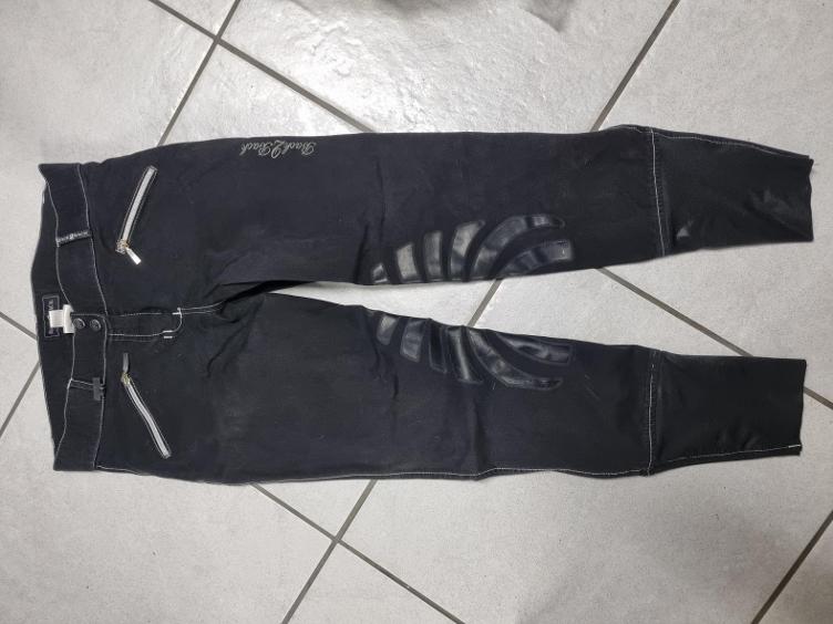 Secondhand-Artikel | Reithose Silikon Kniebesatz Gr. 40