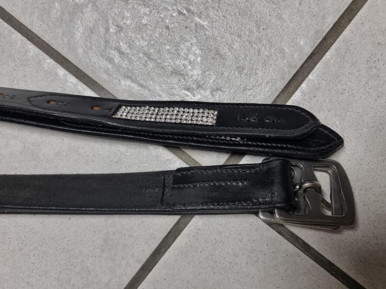 Secondhand-Artikel | Steigbügelriemen mit Strass 145cm