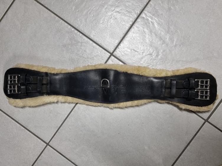 Secondhand-Artikel | Lederkurzgurt Lammfell 75cm