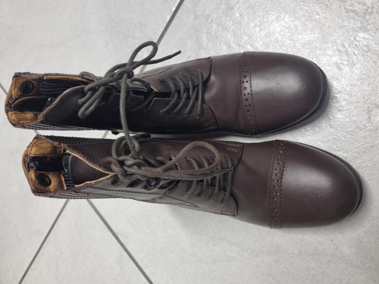 Secondhand-Artikel | Stiefelette Leder Gr. 37