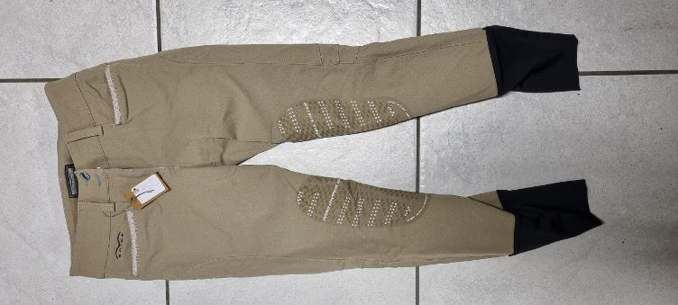 Secondhand-Artikel | Winter-Reithose Silikon-Kniebesatz Gr. 34