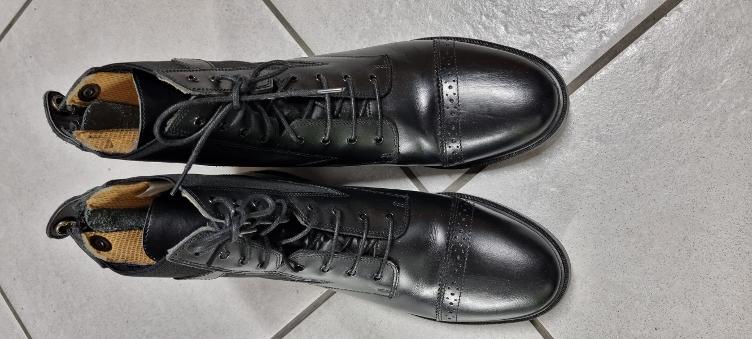 Secondhand-Artikel | Schnür-Stiefelette Gr. 43