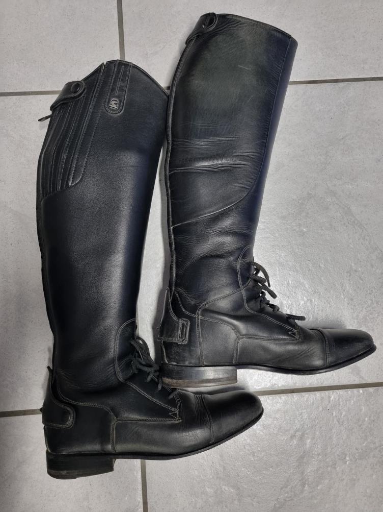 Secondhand-Artikel | Leder-Reitstiefel Gr. 40