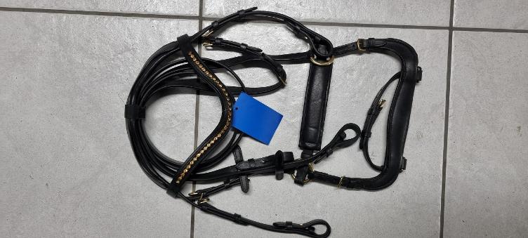 Secondhand-Artikel | Anatomischer Zaum inkl. Lederzügel (Neu)