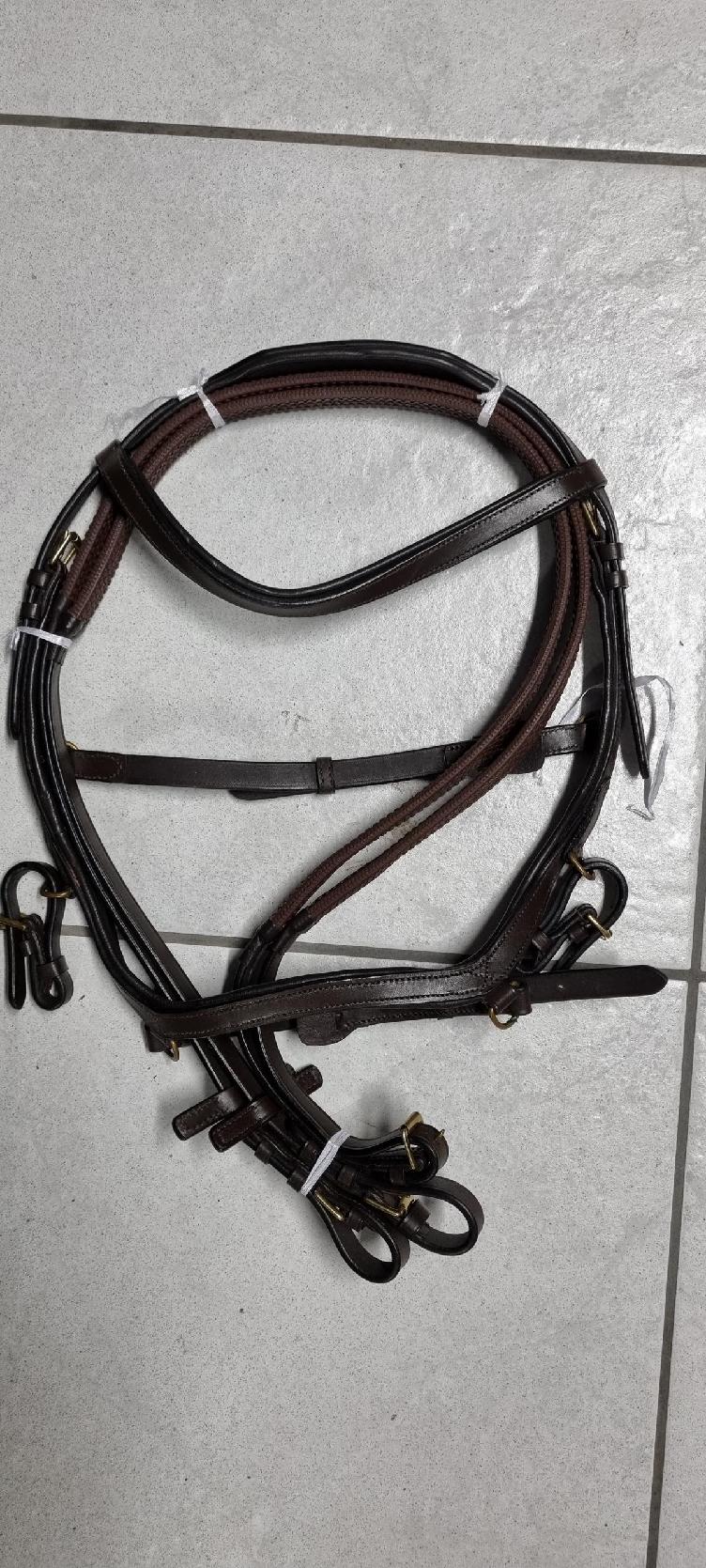 Secondhand-Artikel | Anatomischer Zaum inkl. Gummizügel (Neu)