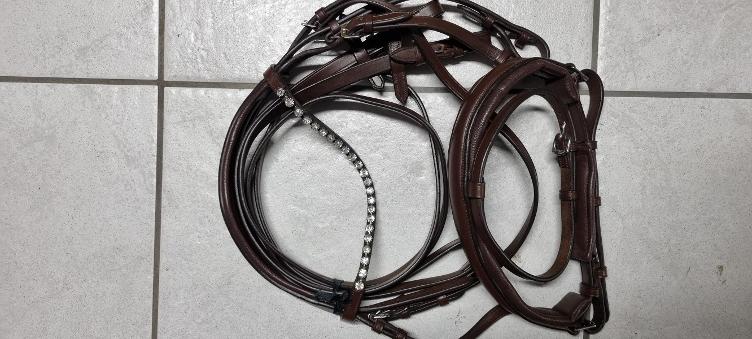 Secondhand-Artikel | Anatomischer Zaum inkl. Lederzügel (Neu)