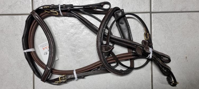 Secondhand-Artikel | Anatomischer Zaum inkl. Gummizügel (Neu)