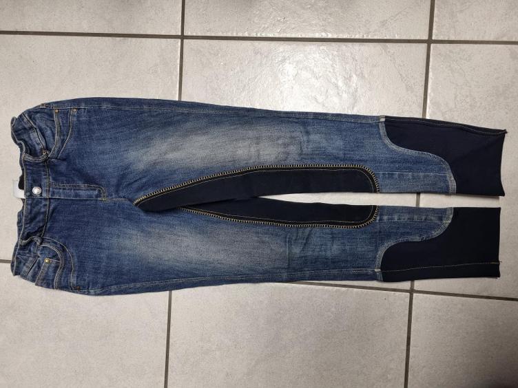 Secondhand-Artikel | Jeans-Reithose Vollbesatz Gr. 176